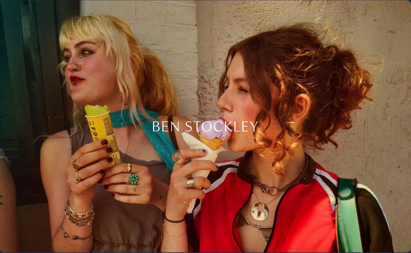 Homepage screenshot for Ben Stockley